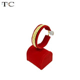 Red Velvet Bangle Show Jewelry Displays Holder For Bangle Bracelet