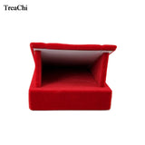 Red Velvet Pendant Display Stand Necklace Earring Organizer