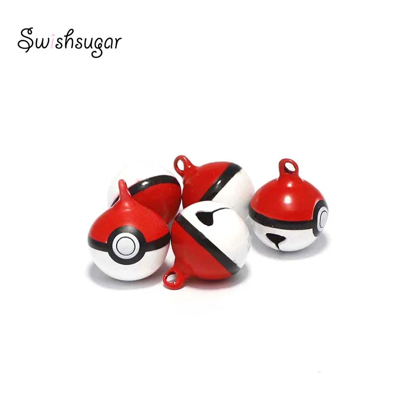 Red Elf Bell Jingle Charm Craft Jewelry Findings