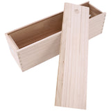 Red Wine Bottle Wooden Packing Box For Hampagne Flute
