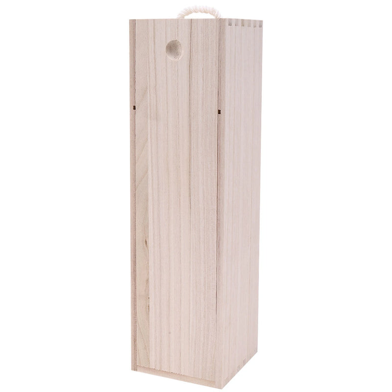 Red Wine Bottle Wooden Packing Box For Hampagne Flute