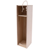 Red Wine Bottle Wooden Packing Box For Hampagne Flute