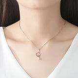 Red Wine Glass Pendant Necklace Zircon Goblet Choker for Women