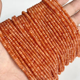 2X4MM Tourmaline Rose Quartz Faceted Beads for DIY Jewelry