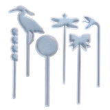 Red-crowned Crane Style Hairpin Resin Mold
