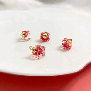 Eternal Flower Diamond Pendant DIY Girls Earrings Necklace