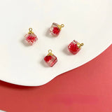 Eternal Flower Diamond Pendant DIY Girls Earrings Necklace