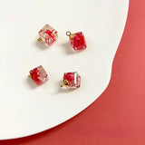 Eternal Flower Diamond Pendant DIY Girls Earrings Necklace