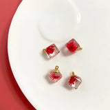 Eternal Flower Diamond Pendant DIY Girls Earrings Necklace