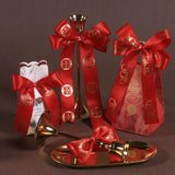 Chinese Wedding Decoration Box with Gilded Letter Belt