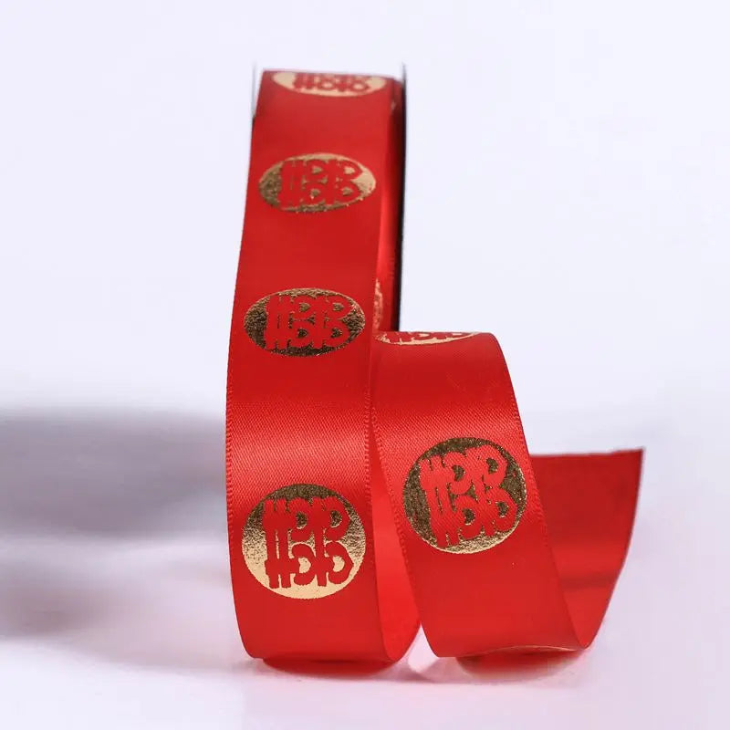 Chinese Wedding Decoration Box with Gilded Letter Belt
