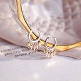 Reeti Small Fish Hoop Earrings for Women Silver Party Jewelry