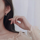 Reeti Small Fish Hoop Earrings for Women Silver Party Jewelry