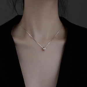 Reeti 925 Silver Zircon Necklace Fine Jewelry