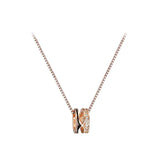 Reeti 925 Silver Zircon Necklace Fine Jewelry
