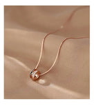 Reeti 925 Silver Zircon Necklace Fine Jewelry