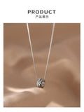 Reeti 925 Silver Zircon Necklace Fine Jewelry