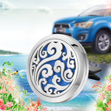 Car Air Freshener Diffuser Clip Stainless Steel Locket