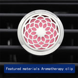Car Air Freshener Diffuser Clip Stainless Steel Locket