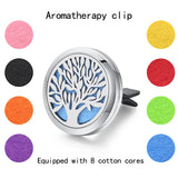 Car Air Freshener Diffuser Clip Stainless Steel Locket