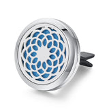 Car Air Freshener Diffuser Clip Stainless Steel Locket