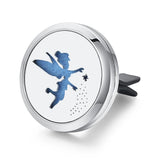 Car Air Freshener Diffuser Clip Stainless Steel Locket