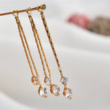 10pcs Chain Geometric Shape Charms DIY Earring Pendants