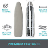 Reflective Silicone Ironing Board Cover with Straps