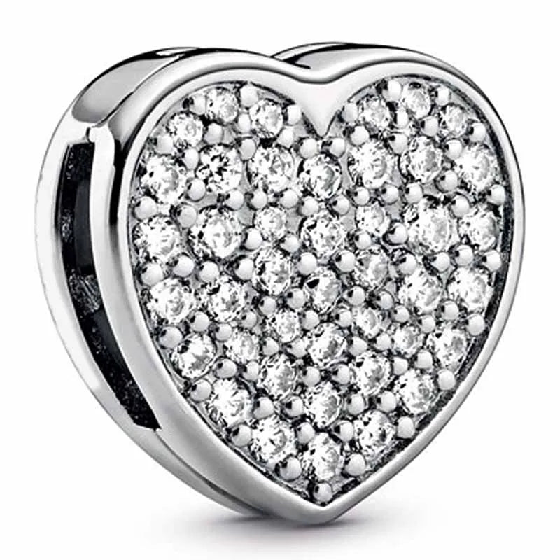 Pink Elegance Clip Lock Charm for Bracelet Bangle