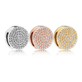 Dazzling Elegance Clip Charm Silver Beads 925 Sterling Silver