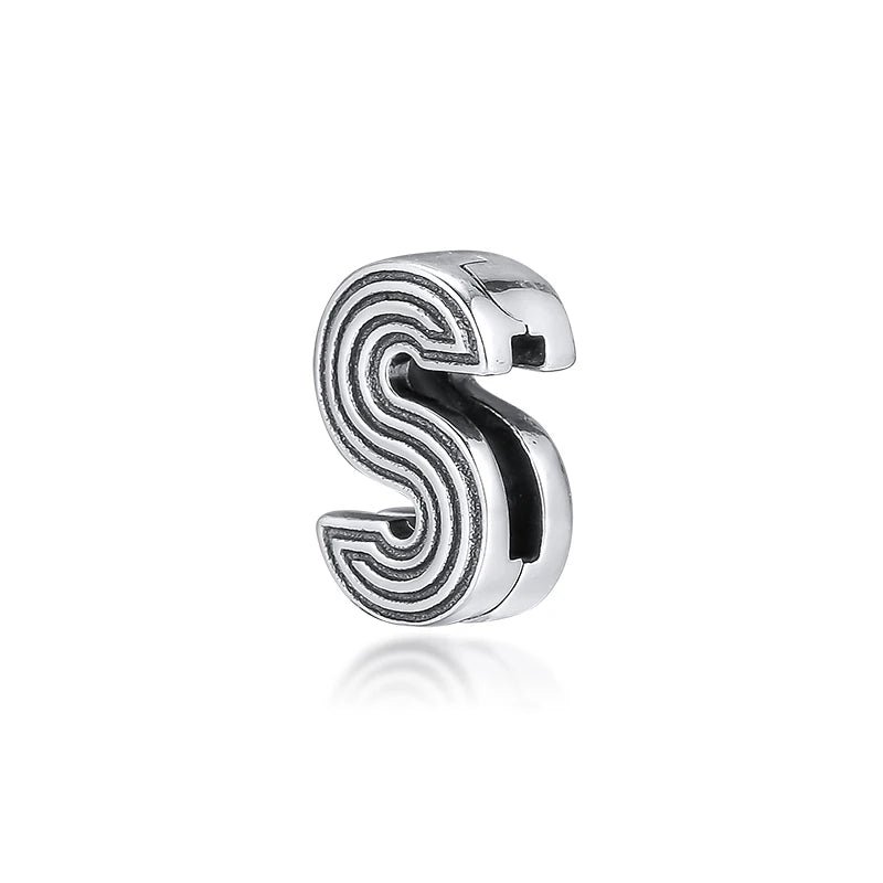 925 Silver S Clip Charms for Bracelet Making