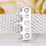 Sterling Silver Safety Chain Charm for Bracelet