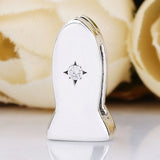 Sterling Silver Safety Chain Charm for Bracelet