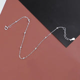 Lovely Women Statement Anklebracelet 925 Sterling Silver Anklet