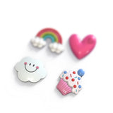Silicone Mold for Refrigerator Sticker - Rainbow Cloud Heart Ice Cream