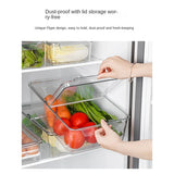 Clear Refrigerator Storage Box Kitchen Cabinet Drawer Fruit Container