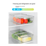 Clear Refrigerator Storage Box Kitchen Cabinet Drawer Fruit Container