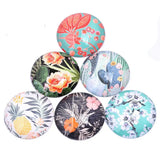 Mixed Floral Pattern Glass Cabochons 12mm-30mm DIY Jewelry Making