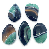 Reiki Amulet Pendant 5 Pcs/Set Agate Charm Necklace DIY Jewelry Earring Necklace