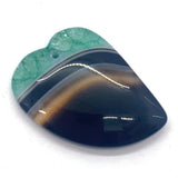 Reiki Amulet Pendant 5 Pcs/Set Agate Charm Necklace DIY Jewelry Earring Necklace
