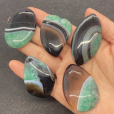 Reiki Amulet Pendant 5 Pcs/Set Agate Charm Necklace DIY Jewelry Earring Necklace