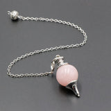 Reiki Energy Quartz Pendulum for Wicca Dowsing