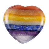 Reiki Healing Heart Chakra Thumb Worry Stone Crystal Pocket Palm Stones