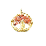 Agate Life Tree Gravel Pendant 7 Chakra Necklace DIY Jewelry Making