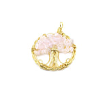 Agate Life Tree Gravel Pendant 7 Chakra Necklace DIY Jewelry Making