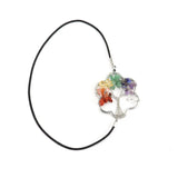 Reiki Healing Crystal Bookmark Handknit Floral Tree Of Life