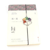 Reiki Healing Crystal Bookmark Handknit Floral Tree Of Life
