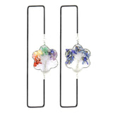 Reiki Healing Crystal Bookmark Handknit Floral Tree Of Life