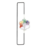 Reiki Healing Crystal Bookmark Handknit Floral Tree Of Life