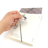 Reiki Healing Crystal Bookmark Handknit Floral Tree Of Life